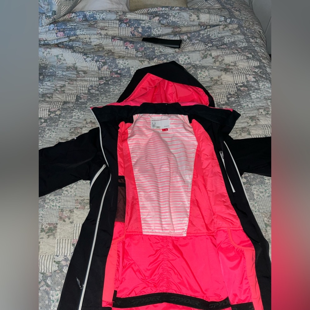 Pink and Black Spyder Coat.